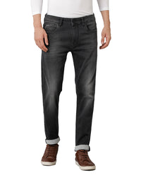 Black Track Skinny Jeans