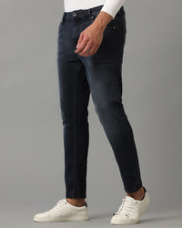 Indigo Track Cropped Skinny Jeans