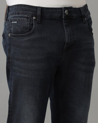 Indigo Track Cropped Skinny Jeans
