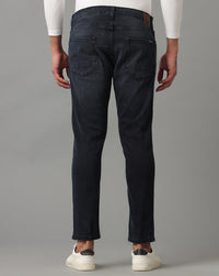 Indigo Track Cropped Skinny Jeans