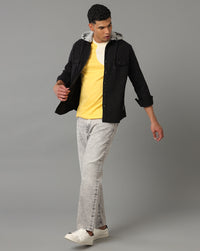 Black Regular Fit Shacket