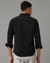 Black Regular Fit Shacket