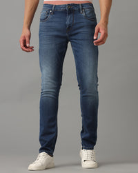 Indigo Track Skinny Jeans