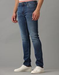 Indigo Track Skinny Jeans
