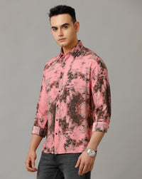Rose Down Aop Slim Fit Shirt