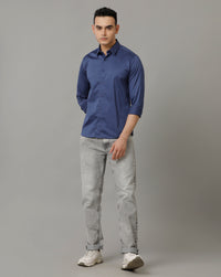 Blue Slim Fit Shirt