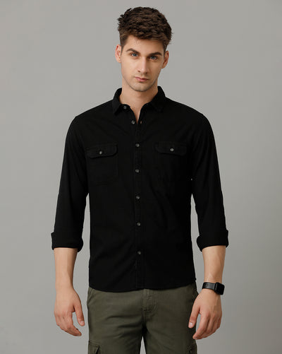 Black Slim Fit Shirt