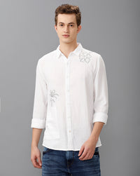 White Slim Fit Shirt