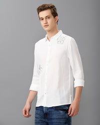 White Slim Fit Shirt
