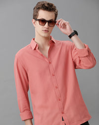 Dusty Pink Slim Fit Shirt