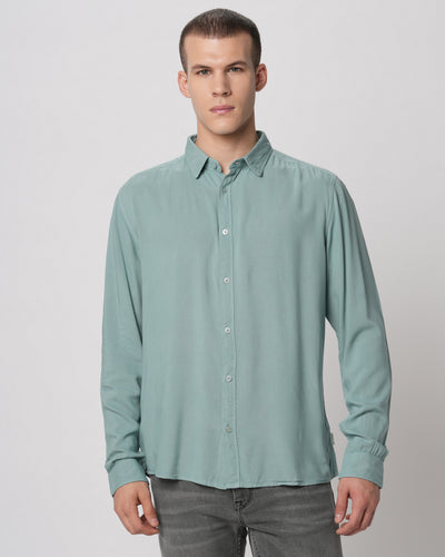 Mint Green Regular Fit Shirt