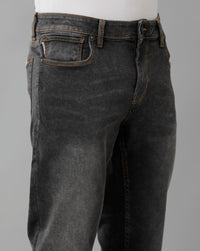 Dk Grey Track Cropped Skinny Jeans