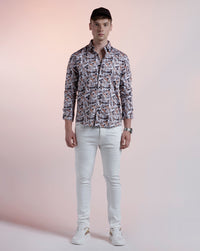 White Track Skinny Jeans