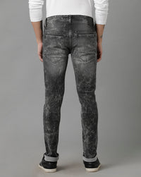 Black Track-Skinny Jeans