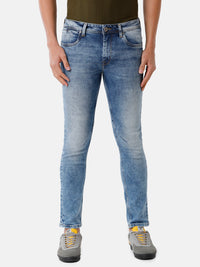 Lt.Blue Track-Skinny Jeans