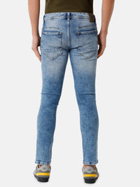 Lt.Blue Track-Skinny Jeans