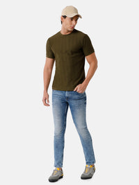 Lt.Blue Track-Skinny Jeans