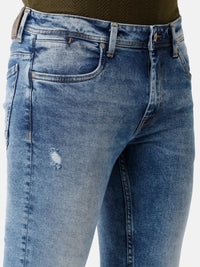 Lt.Blue Track-Skinny Jeans