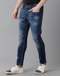 VOI Jeans Men's Indigo Track-Skinny FIT Cropped length Jeans