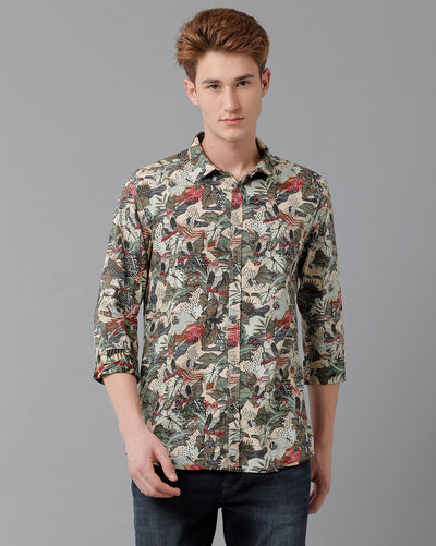 Multi Aop Slim Fit Shirt