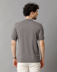 Silver Regular Fit T-Shirt