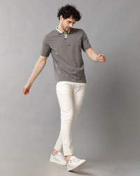 Silver Regular Fit T-Shirt