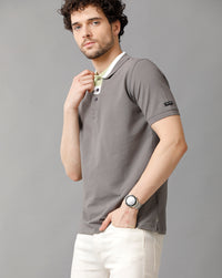 Silver Regular Fit T-Shirt