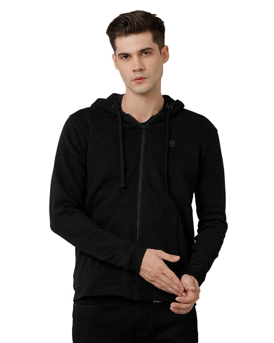 Voi Jeans Mens Regular Fit Mineral Black Sweatshirt