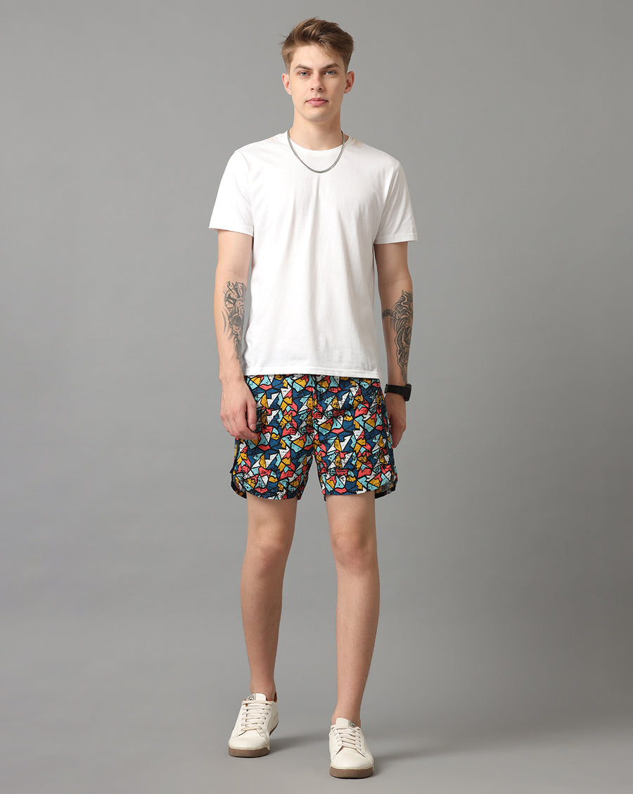 Off White Aop Regular Fit Short