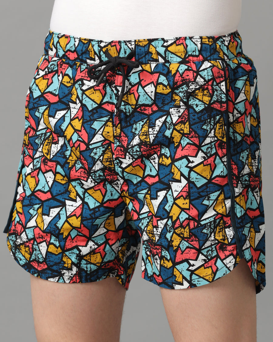 Off White Aop Regular Fit Short
