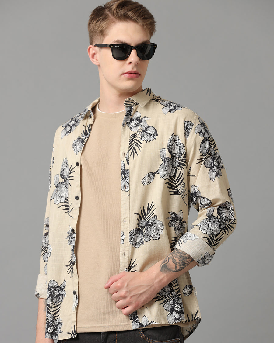 Off White AOP Slim Fit Shirt