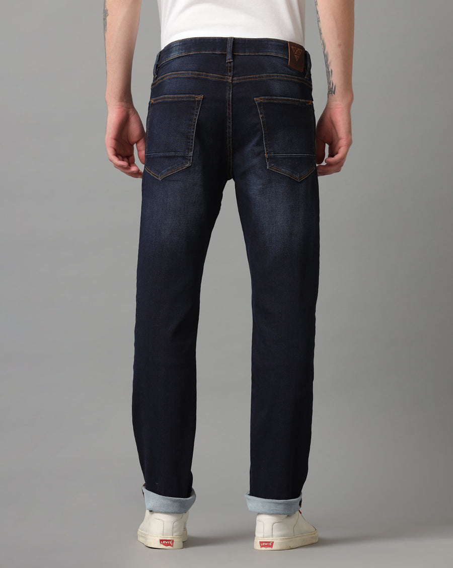 Indigo Track Cropped Skinny Jeans