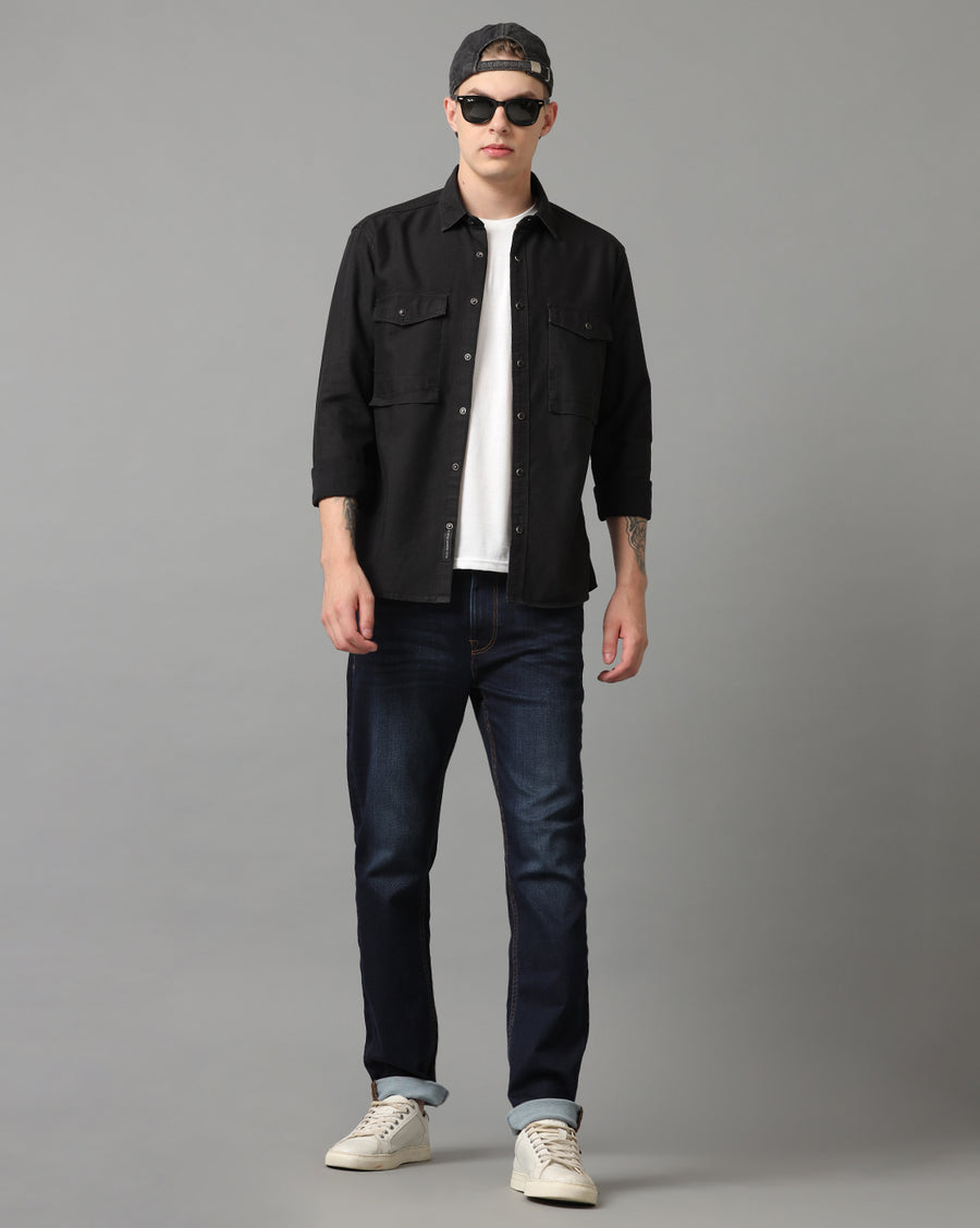 Black Regular Fit Shirt