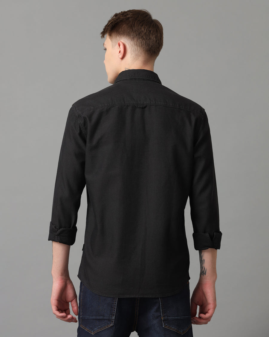 Black Regular Fit Shirt