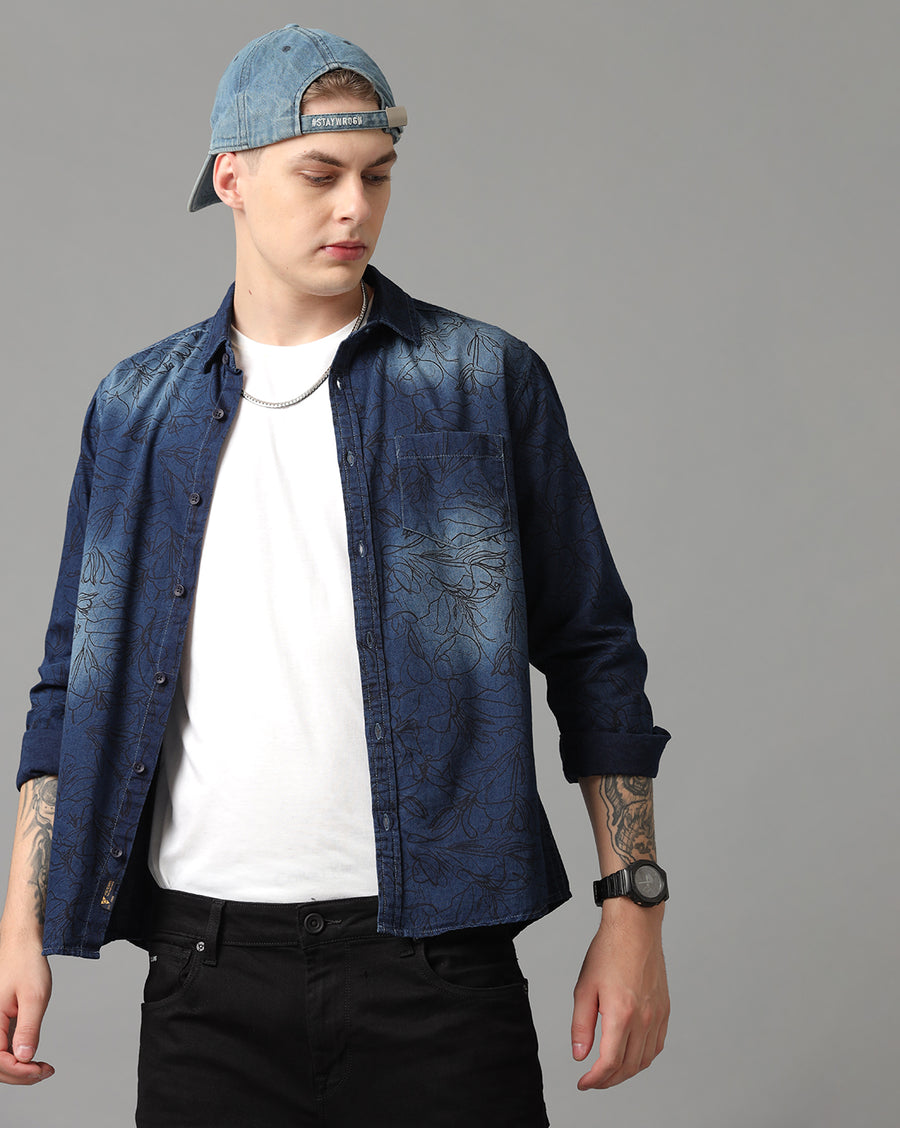 INDIGO SLIM FIT SHIRT