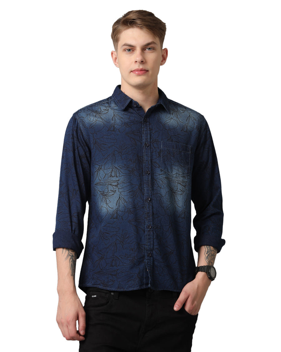 INDIGO SLIM FIT SHIRT