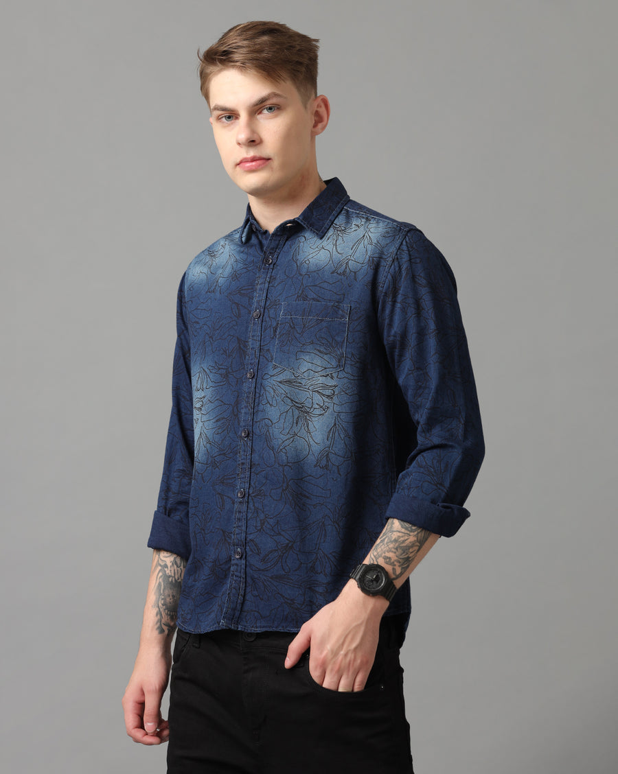 INDIGO SLIM FIT SHIRT