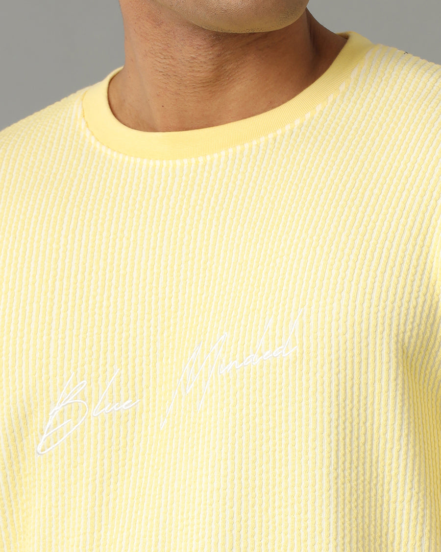 WHITE SUNSHINE REGULAR FIT T-SHIRT