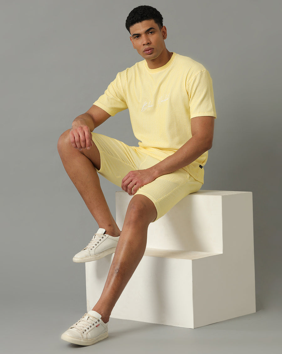 WHITE SUNSHINE REGULAR FIT T-SHIRT