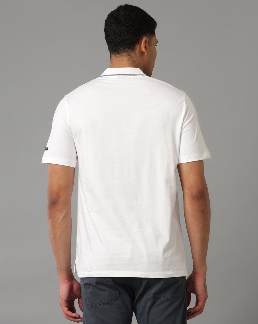 White Regular Fit T-Shirt