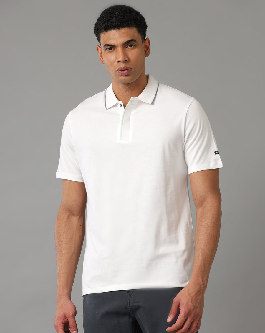 White Regular Fit T-Shirt