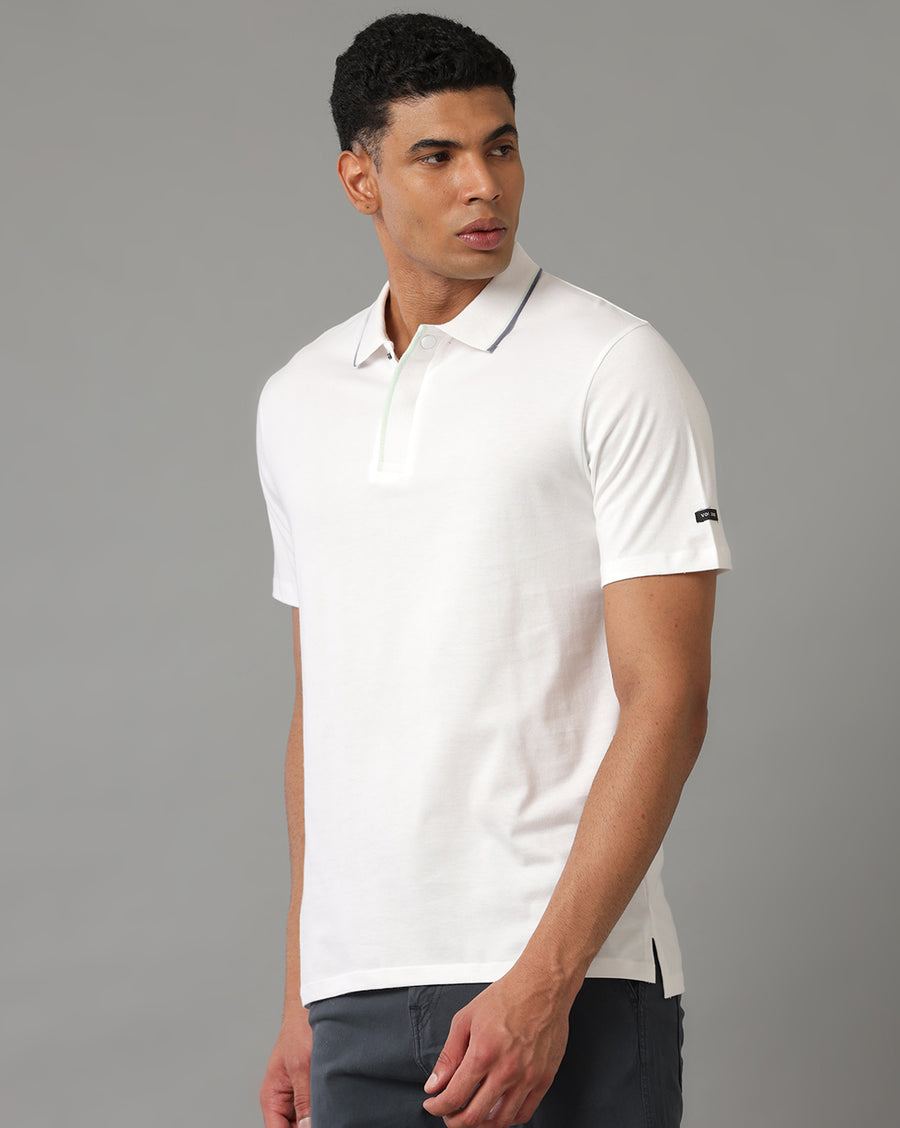 White Regular Fit T-Shirt