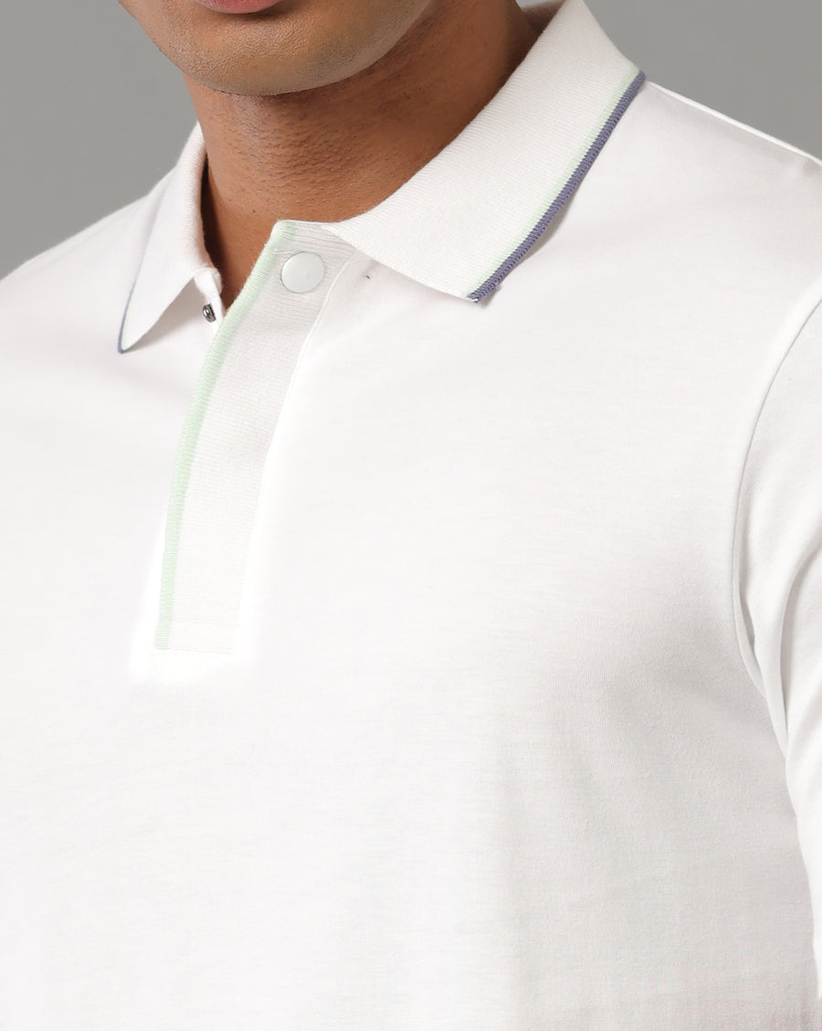 White Regular Fit T-Shirt