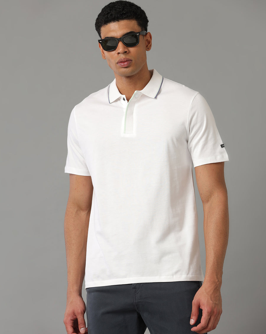 White Regular Fit T-Shirt
