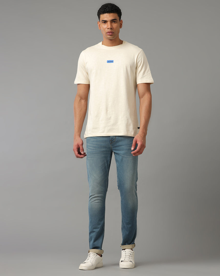 Petrol Green Track Skinny Jeans