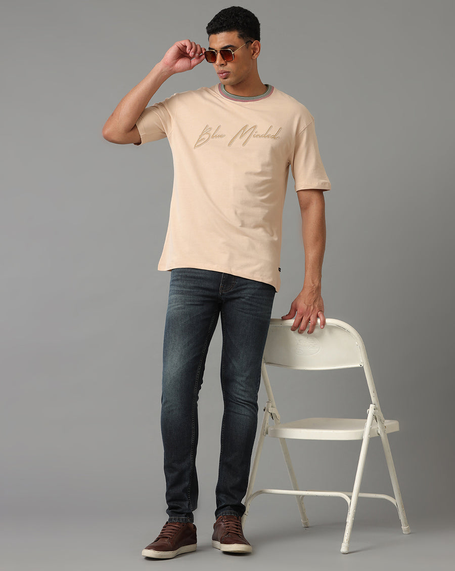 Smoke Grey Boxy Fit T-Shirt