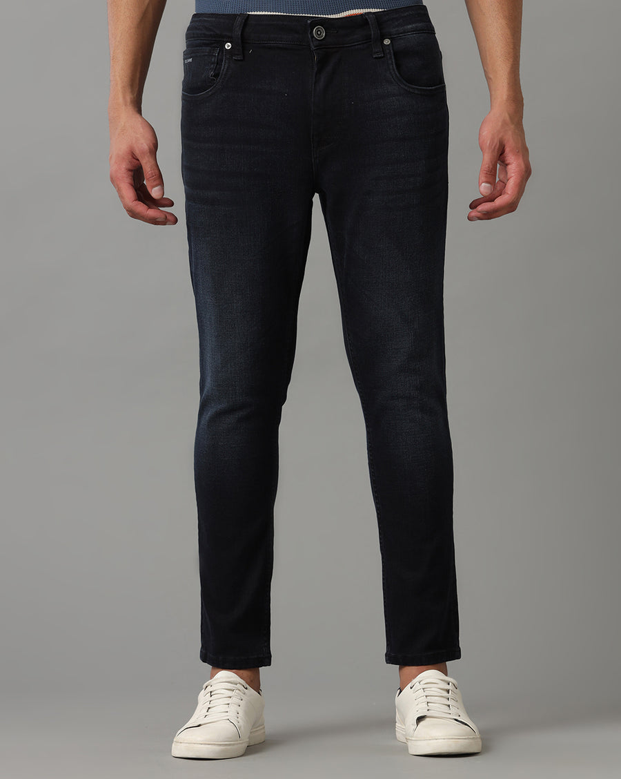 Indigo Track Cropped Skinny Jeans