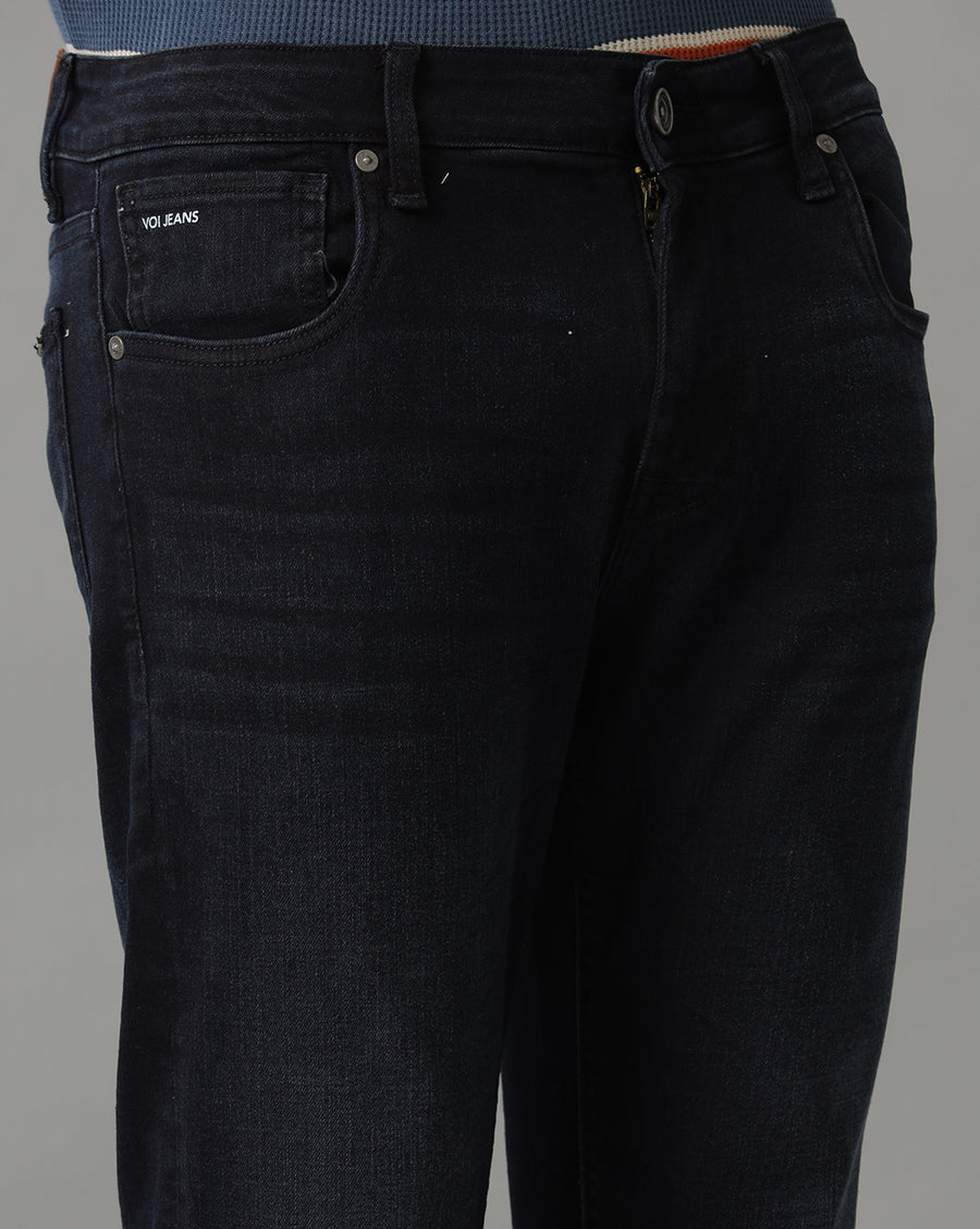 Indigo Track Cropped Skinny Jeans