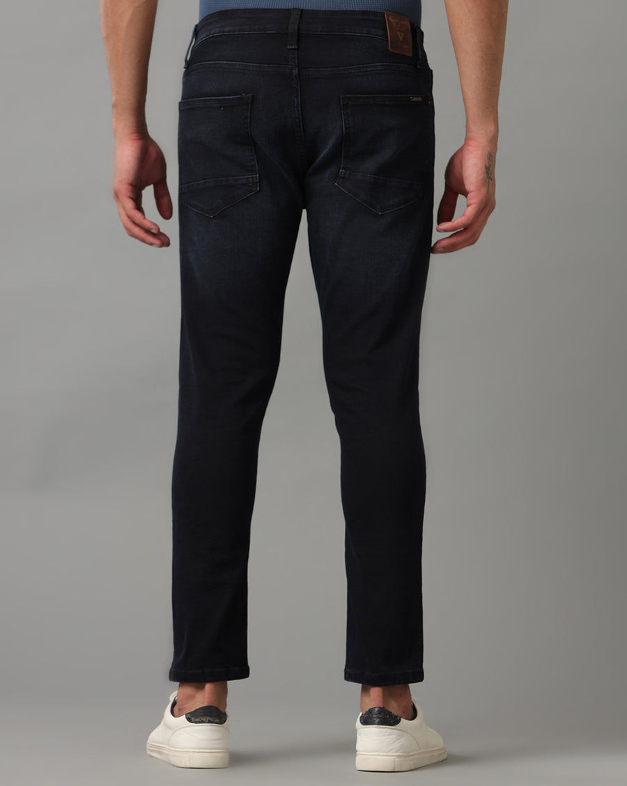 Indigo Track Cropped Skinny Jeans