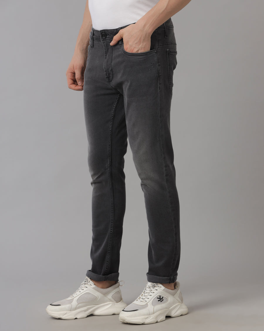 Men's Dark Grey Arturo Skinny Fit Jeans